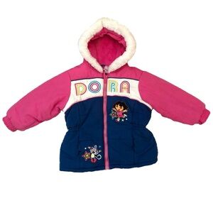 Vintage Y2K 2007 Dora The Explorer Winter Jacket